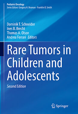 Livre Relié Rare Tumors in Children and Adolescents de 