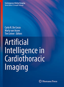 Livre Relié Artificial Intelligence in Cardiothoracic Imaging de 