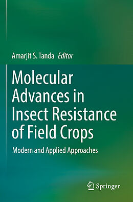 Couverture cartonnée Molecular Advances in Insect Resistance of Field Crops de 