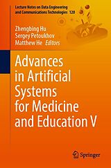 E-Book (pdf) Advances in Artificial Systems for Medicine and Education V von 
