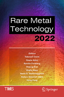 Couverture cartonnée Rare Metal Technology 2022 de 