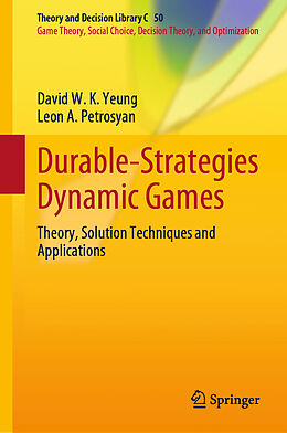 Livre Relié Durable-Strategies Dynamic Games de Leon A. Petrosyan, David W. K. Yeung