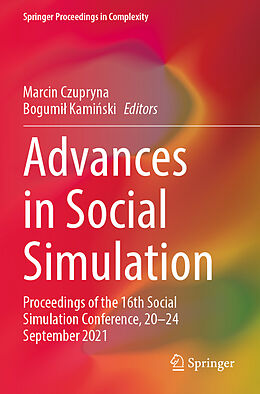 Kartonierter Einband Advances in Social Simulation von 