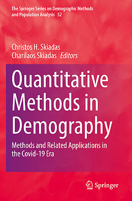 Couverture cartonnée Quantitative Methods in Demography de 