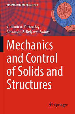 Couverture cartonnée Mechanics and Control of Solids and Structures de 