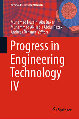 Livre Relié Progress in Engineering Technology IV de 