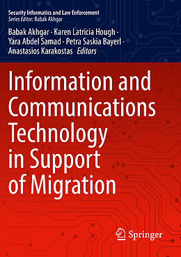 Couverture cartonnée Information and Communications Technology in Support of Migration de 