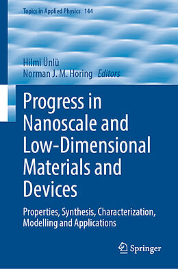 Livre Relié Progress in Nanoscale and Low-Dimensional Materials and Devices de 