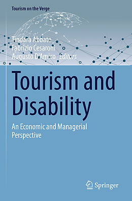 Couverture cartonnée Tourism and Disability de 