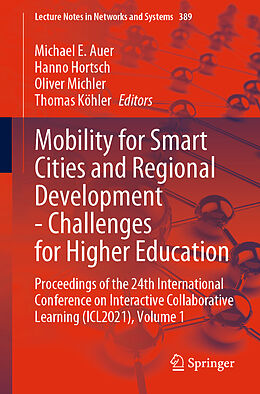 Couverture cartonnée Mobility for Smart Cities and Regional Development - Challenges for Higher Education de 