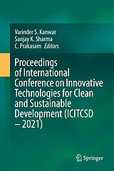 eBook (pdf) Proceedings of International Conference on Innovative Technologies for Clean and Sustainable Development (ICITCSD - 2021) de 
