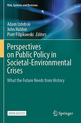 Couverture cartonnée Perspectives on Public Policy in Societal-Environmental Crises de 