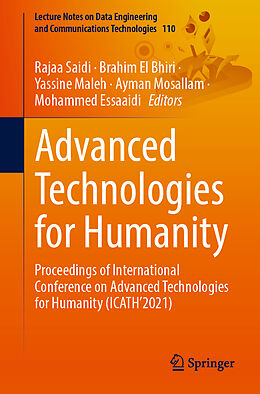 Couverture cartonnée Advanced Technologies for Humanity de 