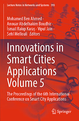 Couverture cartonnée Innovations in Smart Cities Applications Volume 5 de 