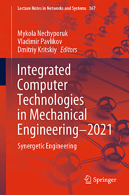 Couverture cartonnée Integrated Computer Technologies in Mechanical Engineering - 2021 de 