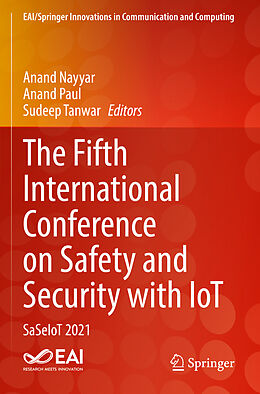 Couverture cartonnée The Fifth International Conference on Safety and Security with IoT de 