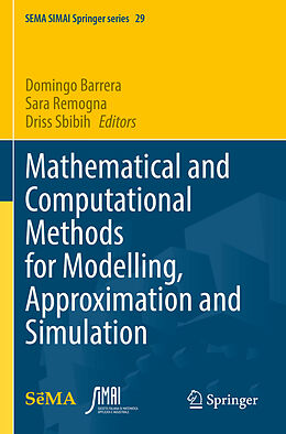 Couverture cartonnée Mathematical and Computational Methods for Modelling, Approximation and Simulation de 