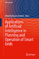 eBook (pdf) Applications of Artificial Intelligence in Planning and Operation of Smart Grids de 