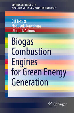 Kartonierter Einband Biogas Combustion Engines for Green Energy Generation von Eiji Tomita, Ulugbek Azimov, Nobuyuki Kawahara
