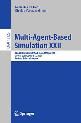Kartonierter Einband Multi-Agent-Based Simulation XXII von 