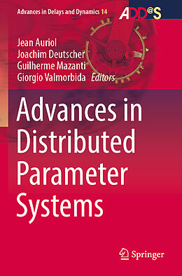 Couverture cartonnée Advances in Distributed Parameter Systems de 