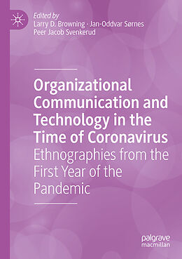 Couverture cartonnée Organizational Communication and Technology in the Time of Coronavirus de 