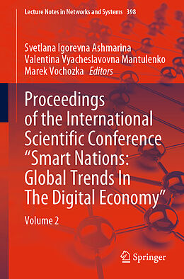 Couverture cartonnée Proceedings of the International Scientific Conference  Smart Nations: Global Trends In The Digital Economy  de 