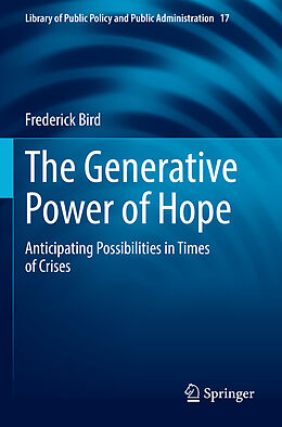 Couverture cartonnée The Generative Power of Hope de Frederick Bird