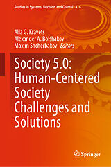 eBook (pdf) Society 5.0: Human-Centered Society Challenges and Solutions de 