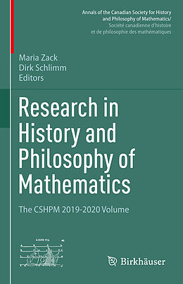 Livre Relié Research in History and Philosophy of Mathematics de 