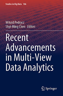 Couverture cartonnée Recent Advancements in Multi-View Data Analytics de 