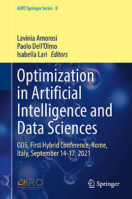Fester Einband Optimization in Artificial Intelligence and Data Sciences von 