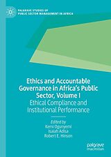 eBook (pdf) Ethics and Accountable Governance in Africa's Public Sector, Volume I de 