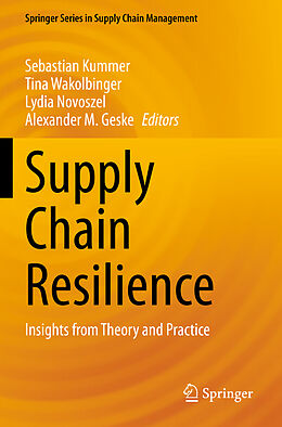 Couverture cartonnée Supply Chain Resilience de 