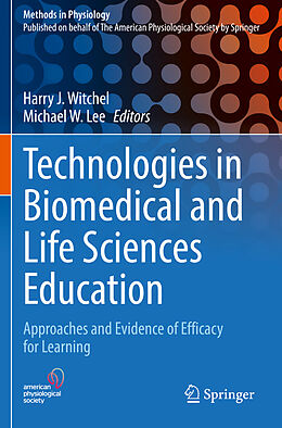 Couverture cartonnée Technologies in Biomedical and Life Sciences Education de 
