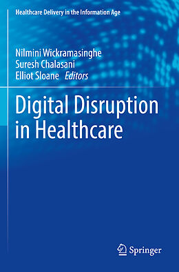 Couverture cartonnée Digital Disruption in Healthcare de 