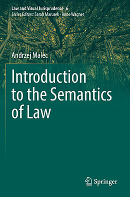 Couverture cartonnée Introduction to the Semantics of Law de Andrzej Malec