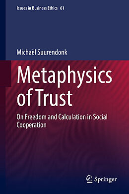 Fester Einband Metaphysics of Trust von Michaël Suurendonk