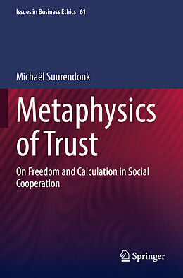 Kartonierter Einband Metaphysics of Trust von Michaël Suurendonk