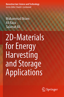 Couverture cartonnée 2D-Materials for Energy Harvesting and Storage Applications de Muhammad Ikram, Salamat Ali, Ali Raza