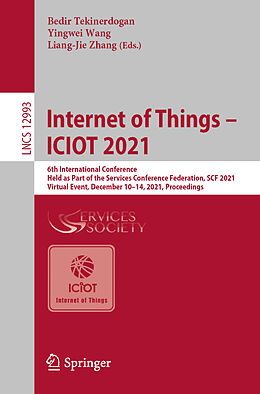 Kartonierter Einband Internet of Things - ICIOT 2021 von 