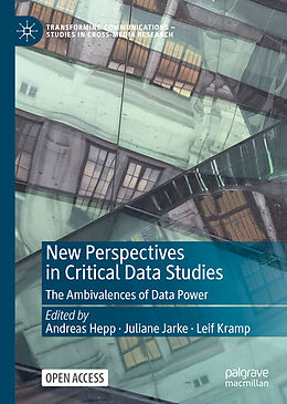 Livre Relié New Perspectives in Critical Data Studies de 