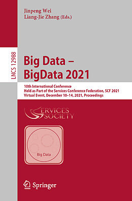 Kartonierter Einband Big Data   BigData 2021 von 