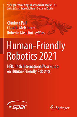 Couverture cartonnée Human-Friendly Robotics 2021 de 