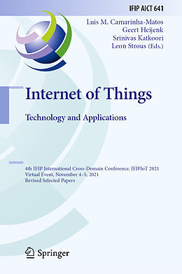 Livre Relié Internet of Things. Technology and Applications de 