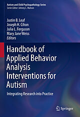 E-Book (pdf) Handbook of Applied Behavior Analysis Interventions for Autism von 