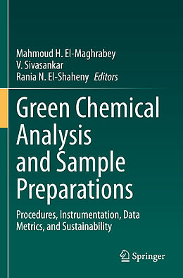 Couverture cartonnée Green Chemical Analysis and Sample Preparations de 