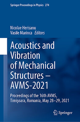 Livre Relié Acoustics and Vibration of Mechanical Structures   AVMS-2021 de 