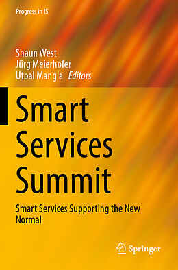 Couverture cartonnée Smart Services Summit de 