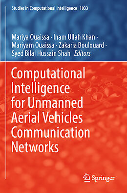 Couverture cartonnée Computational Intelligence for Unmanned Aerial Vehicles Communication Networks de 